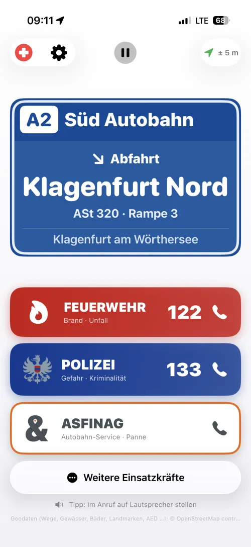 A2 Abfahrt Klagenfurt Nord