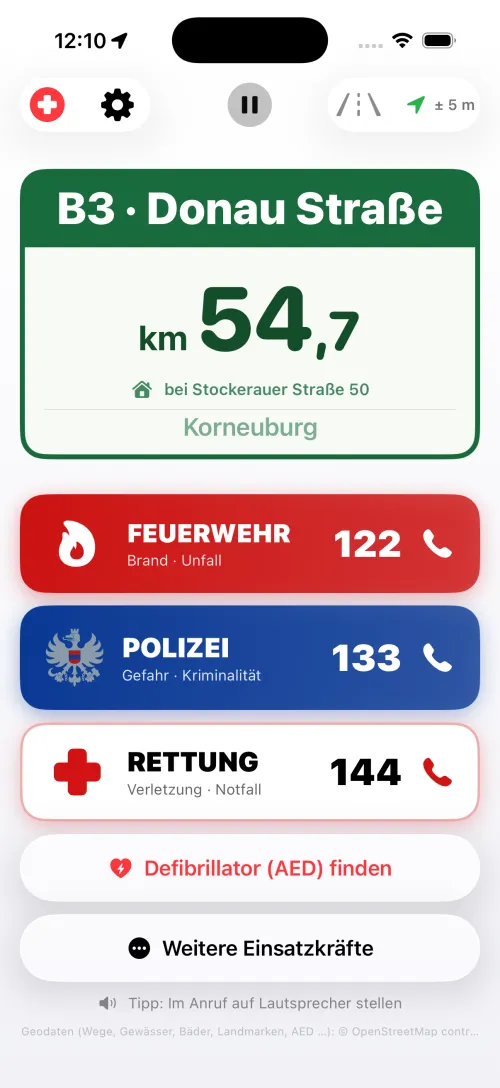 Modus Bundes- und Landesstraße